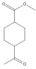 methyl trans-4-acetylcyclohexane carboxylate