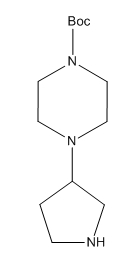 tert-butyl 4-(pyrrolidin-3-yl)piperazine-1-carboxylate