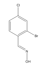 (E)-2-bromo-4-chlorobenzaldehyde oxime