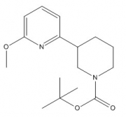 tert-butyl 3-(6-methoxypyridin-2-yl)piperidine-1-carboxylate   