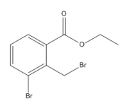  ethyl 3-bromanyl-2-(bromomethyl)benzoate