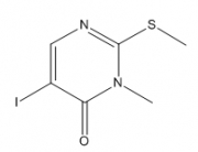 5-iodo-3-methyl-2-(methylthio)pyrimidin-4(3H)-one 