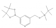 3-((tert-butyldimethylsilyloxy)methyl)-5-(4,4,5,5-tetramethyl-1,3,2-dioxaborolan-2-yl)pyridine