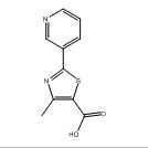 4-methyl-2-(pyridin-3-yl)thiazole-5-carboxylic acid